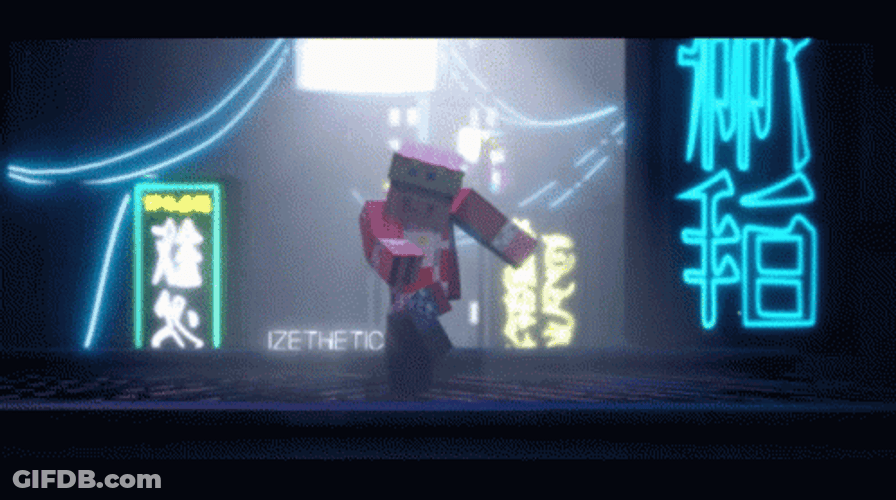 Technoblade Dancing On The City GIF