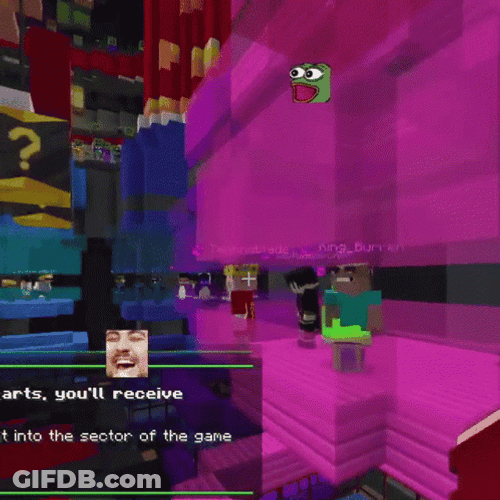 Technoblade In Minecraft Game Conversation GIF