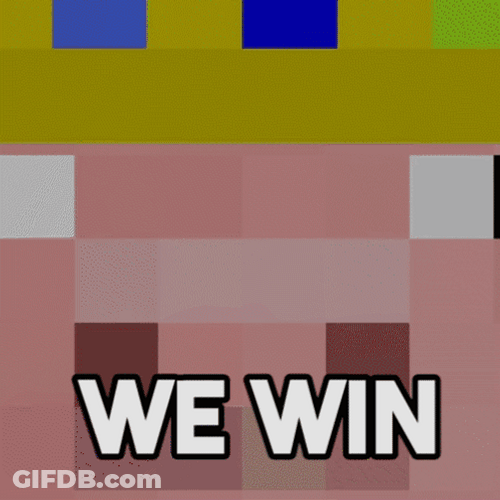 Technoblade Minecraft We Win GIF