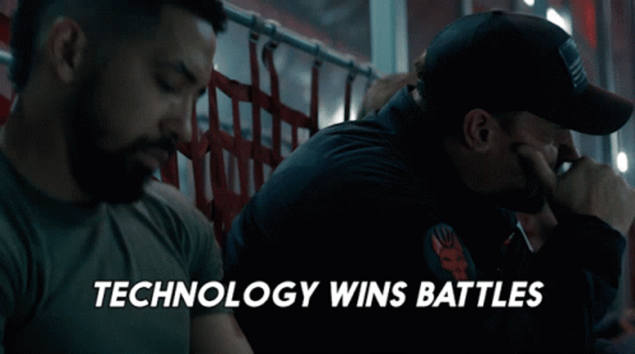 Technology Wins Battles GIF