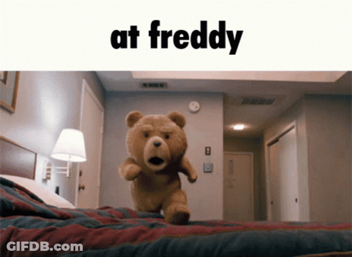 Ted At Freddy Running GIF