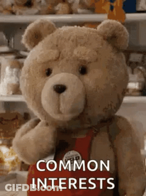 Ted Bear Common Interests GIF