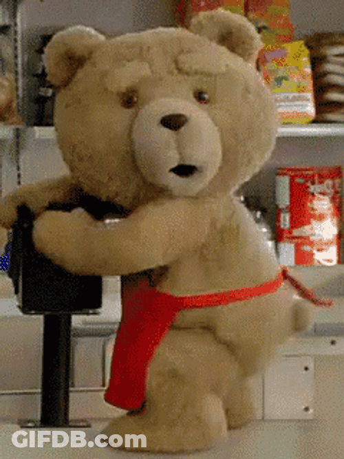 Ted Dancing With Apron GIF