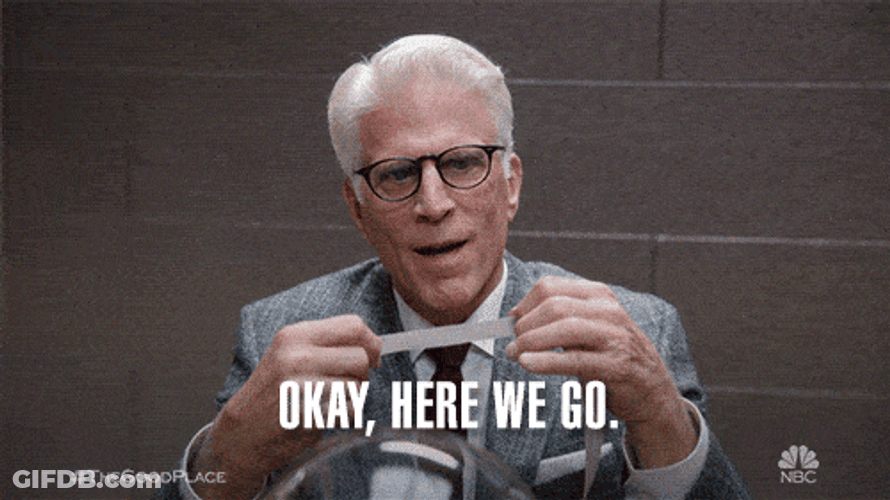 Ted Danson Okay And Here We Go GIF