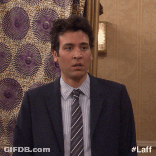 Ted Himym Nervous Sweat GIF