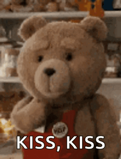 Ted Kiss Kiss GIF