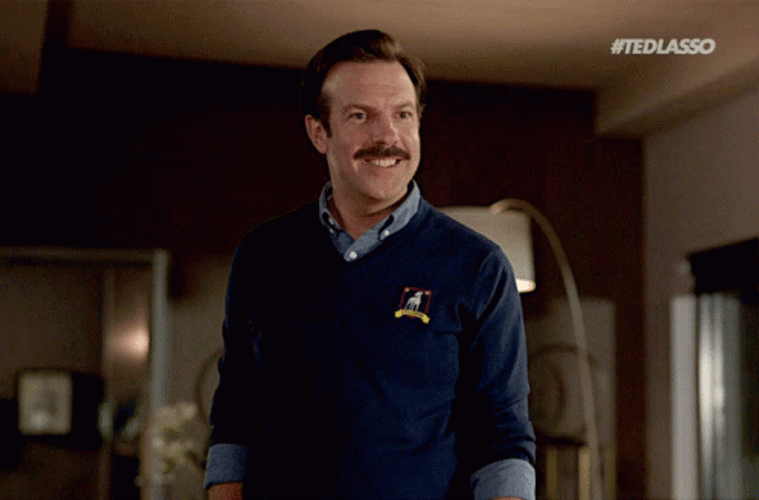 Ted Lasso Awkward No GIF