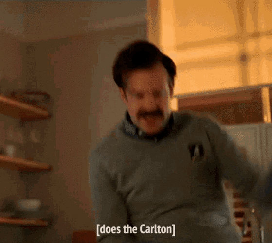 Ted Lasso Carlton Dance GIF