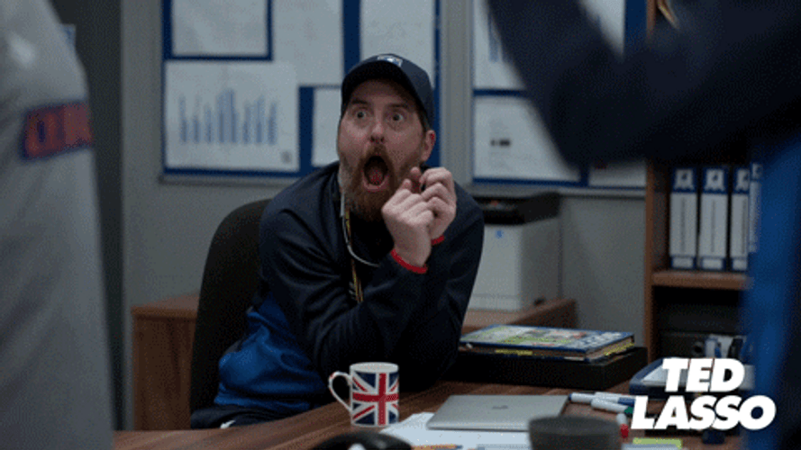 Ted Lasso Coach Beard Wow GIF