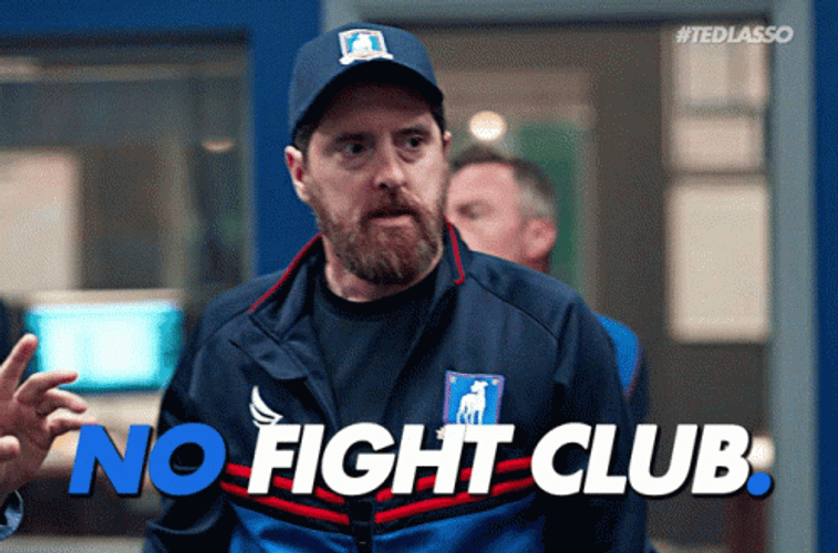 Ted Lasso Coach No Fight GIF
