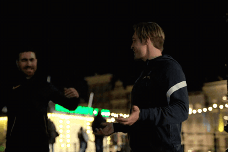 Ted Lasso Stop Friend Running GIF