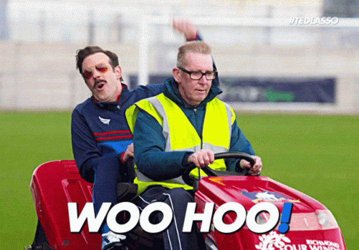 Ted Lasso Woo Hoo GIF