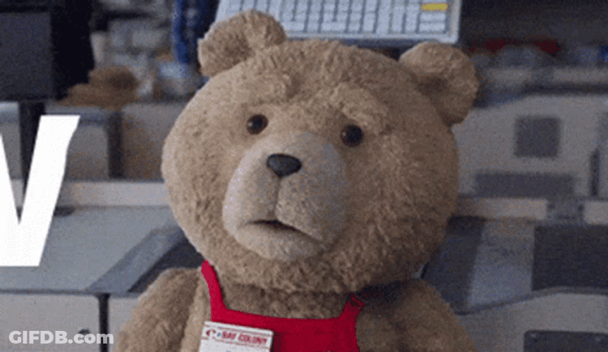 Ted Looking Amazed Wow GIF
