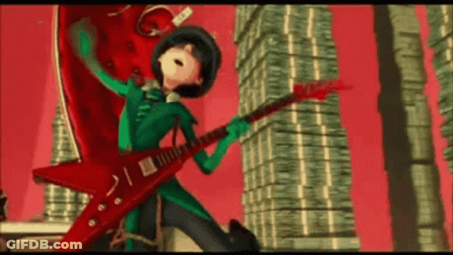 Ted Performed To The Onceler And Rained Bills GIF