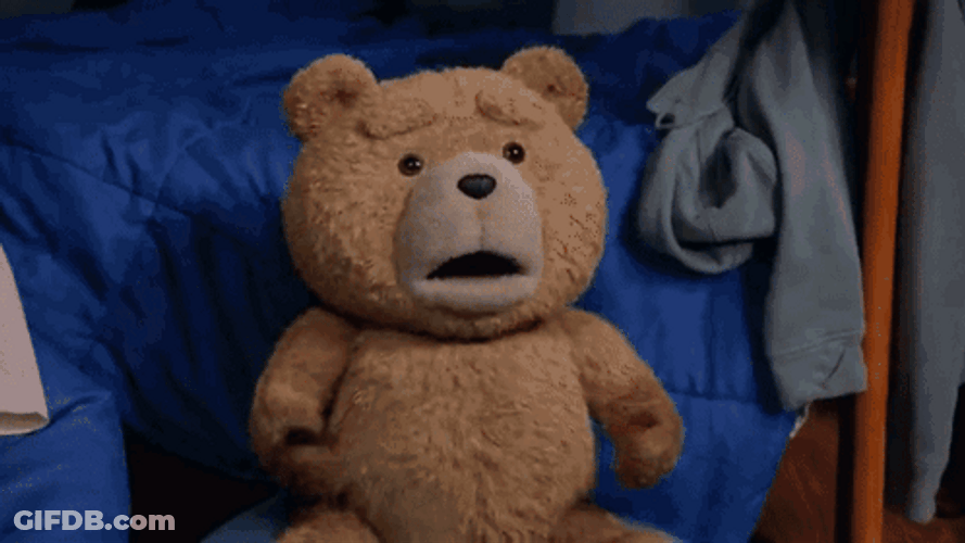 Ted Running Away Fast GIF