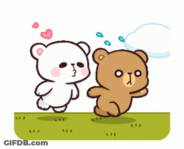 Ted Running Away From Kisses Sweating GIF