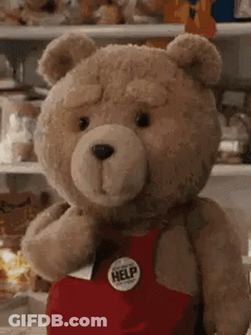Ted Running His Business Blowing Kiss GIF