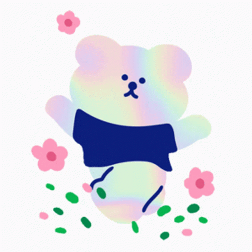 Ted Running Kicking Leaves GIF
