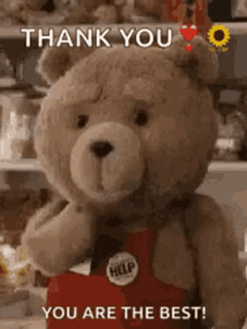 Ted Thank You So Much Flying Kiss GIF