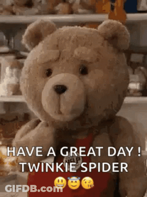 Tedd Bear Have A Great Day GIF