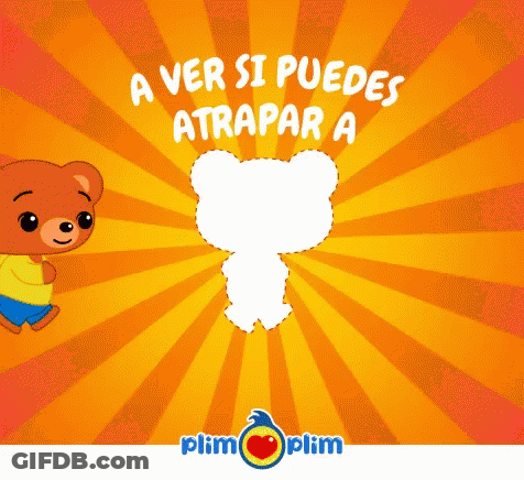 Teddy Bear A Ver Si Puedes Atrapar A GIF