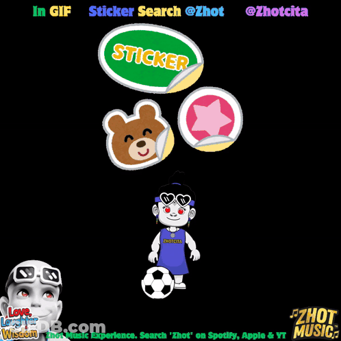 Teddy Bear And Pink Star Sticker Search Page GIF