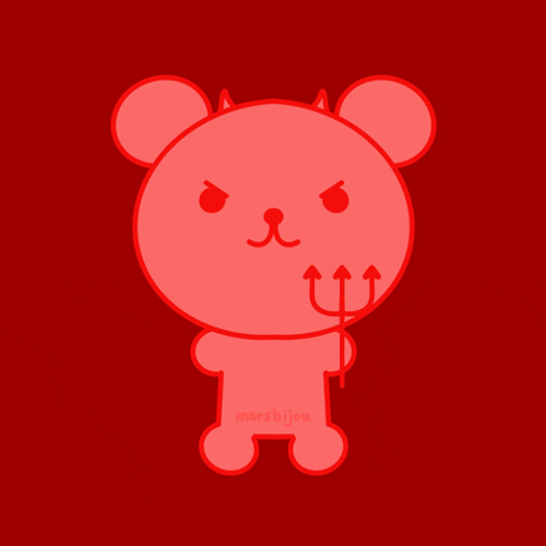 Teddy Bear Demon GIF
