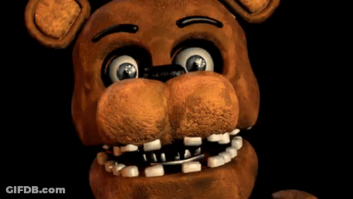 Teddy Bear Eating Pizza GIF