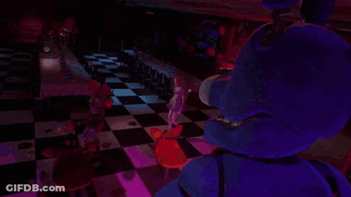 Teddy Bear Face With Blue Eyes GIF