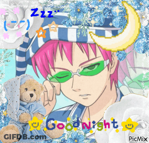 Teddy Bear Good Night GIF
