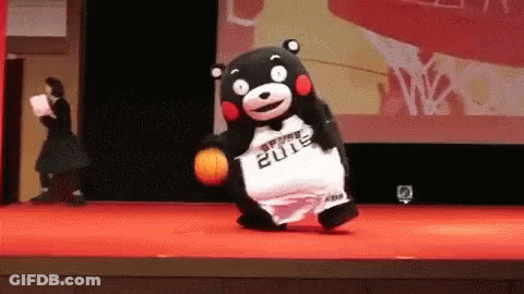 Teddy Bear Holding Basketball 2018 GIF