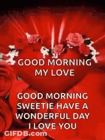 Teddy Bear Holding Flowers Says Sending Out Friday Love Good Morning My Darling GIF