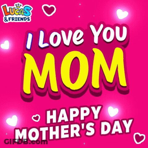 Teddy Bear Holding Heart Happy Mother's Day GIF