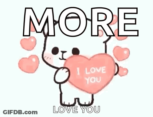 Teddy Bear Holding I Love You Heart GIF