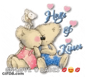 Teddy Bear Holding Pink Heart I Love You GIF