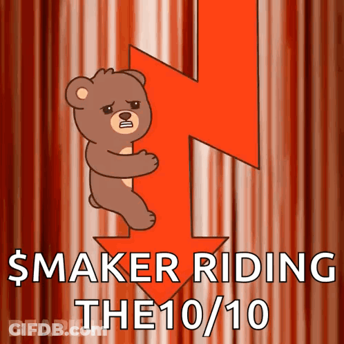 Teddy Bear Holding Red Arrow $ Maker Riding The 10/10 GIF