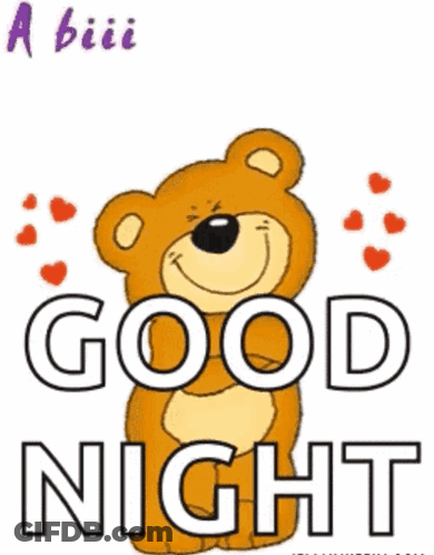 Teddy Bear Holding Red Heart Saying I Love You GIF
