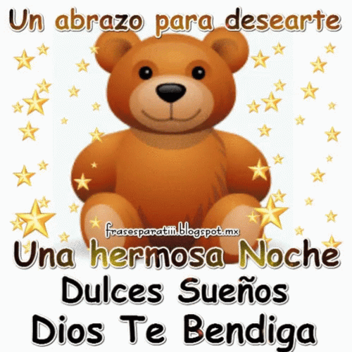 Teddy Bear Hug Feliz Noche GIF