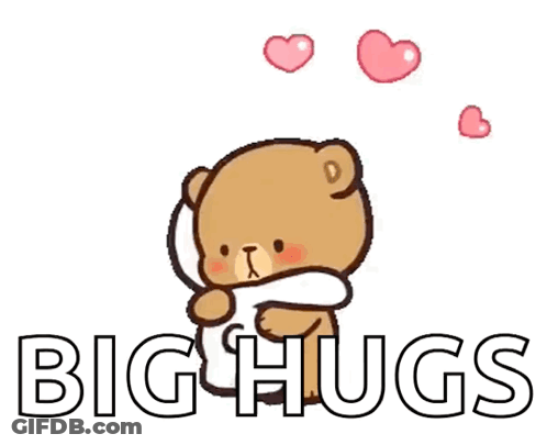 Teddy Bear Hugging Another GIF
