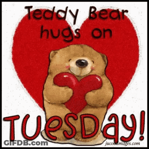 Teddy Bear Hugs GIF