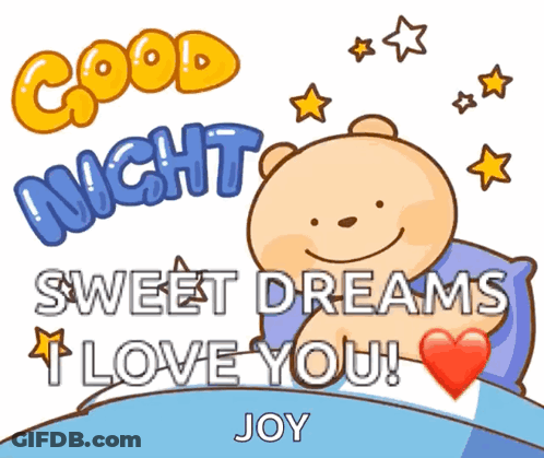 Teddy Bear In Bed Good Night GIF