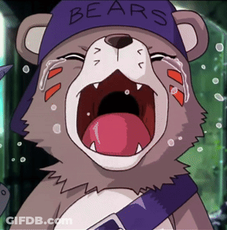 Teddy Bear In Purple Hat Saying Bears GIF