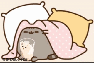 Teddy Bear In Scarf With Autumn Leaves Good Morning GIF