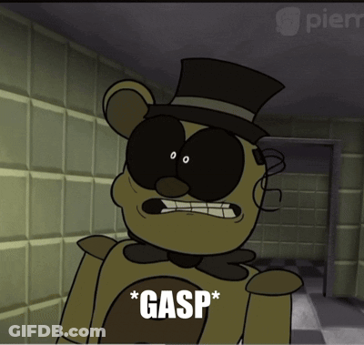 Teddy Bear In Top Hat And Glasses Gasp GIF
