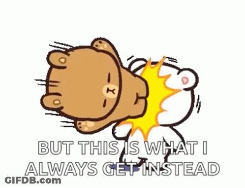 Teddy Bear Kicking Another Teddy Bear GIF