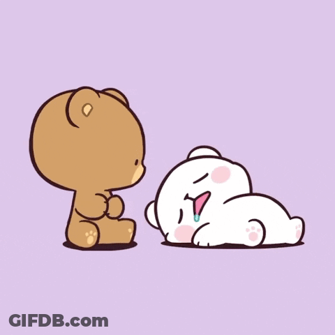 Teddy Bear Kissing Another Teddy GIF