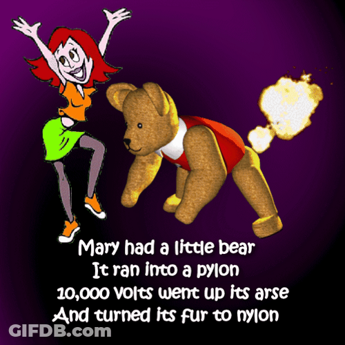 Teddy Bear Naughty Reaction GIF