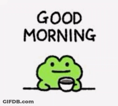Teddy Bear On Pink Heart Saying Good Morning GIF