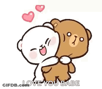 Teddy Bear On Top Of Another Te Amo GIF