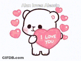 Teddy Bear Pink Heart I Love You GIF
